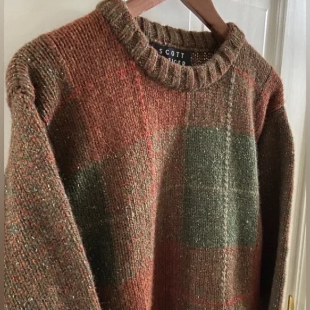 Scott Officer Vintage Wool Silk Sweater